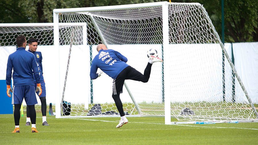 VIDEO: La selección de Argentina se entrena para el Mundial 2018