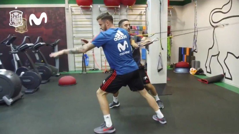 VIDEO: La selección española de fútbol calienta motores en vísperas del Mundial de Rusia