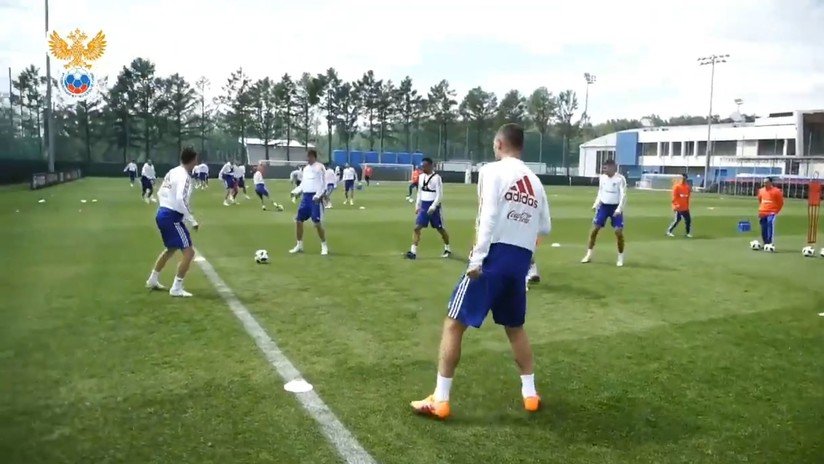 VIDEO: La selección rusa se pone a punto en vísperas del Mundial