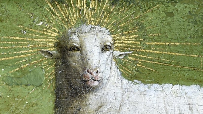 FOTO: Recuperan el original, "más intenso y expresivo", de 'La adoración del cordero místico' 