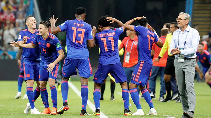 FOTO: El baile de los jugadores colombianos que le inyectó sabor a la victoria contra Polonia