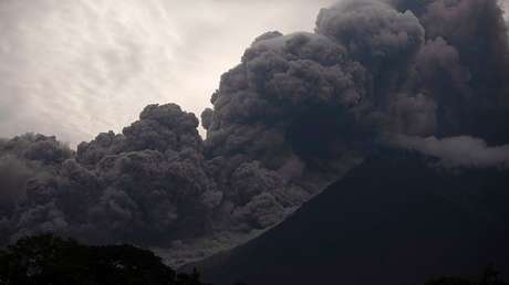 Erupción del Volcán de Fuego