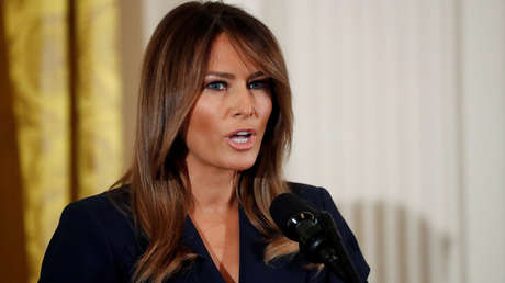 FOTOS: Melania Trump aparece en público por primera vez tras su operación