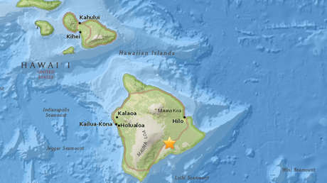 Un sismo de 5,6 se registra cerca del volcán en erupción en Hawái
