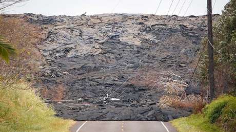 La erupción del volcán Kilauea en Hawái genera más de un kilómetro de nuevas tierras