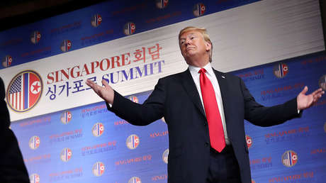 Trump: "Kim habla y su pueblo se endereza y presta atención. Quiero que mi pueblo haga lo mismo"