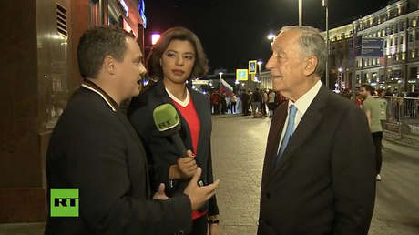 Presidente de Portugal a RT: "Campeón de Europa es una cosa, campeón del mundo es diferente"
