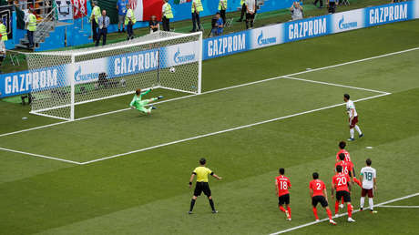 México marca el segundo ante Corea del Sur y sigue con paso firme hacia octavos en Rusia 2018