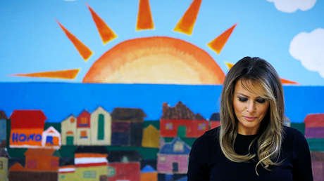 VIDEO: La sentida reacción de Melania Trump ante la foto de un niño inmigrante abandonado