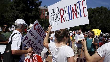 Cientos de movilizaciones masivas en EE.UU. contra la política migratoria de Trump