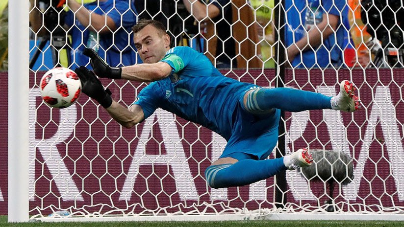 Ígor Akinféyev, el mejor jugador de la histórica victoria de Rusia sobre España 
