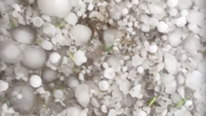 VIDEO: Caen granizos del tamaño de bolas de golf en el sur de Rusia