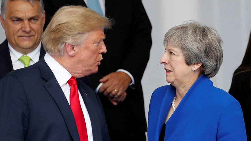 Trump advierte a Theresa May que su plan "suave" podría "matar" el acuerdo comercial con EE.UU. 