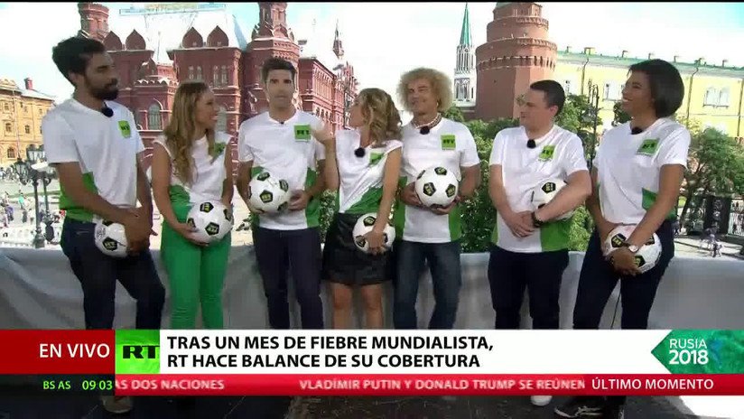 RT evoca los mejores momentos de la cobertura del Mundial Rusia 2018