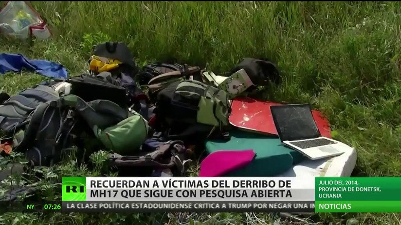 Recuerdan a víctimas del derribo del MH17, cuya pesquisa sigue abierta