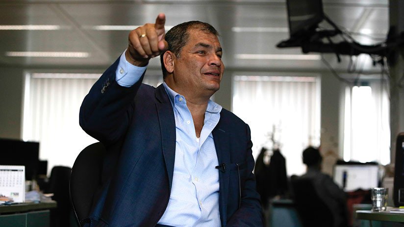 Correa a RT sobre Assange: "Moreno habla de diálogo, pero está todo acordado con Washington"