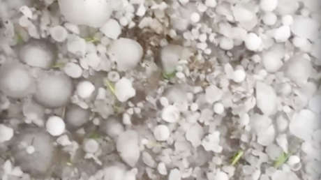 VIDEO: Caen granizos del tamaño de bolas de golf en el sur de Rusia