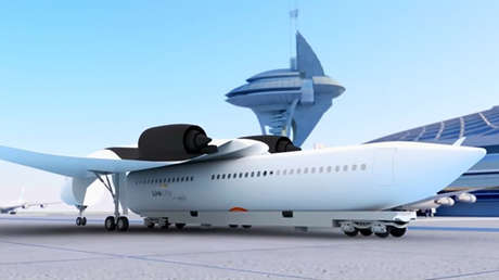 ¿Embarcar sentados?: Así es el 'tren volador' con alas desmontables (VIDEO)