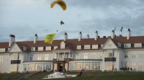 Reino Unido: Protestas contra Trump cerca de sus clubes de golf en Escocia 