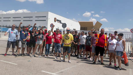 Altercados entre la Policía y los trabajadores de Amazon en la segunda jornada de huelga en España