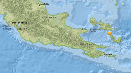 Un terremoto de magnitud 5,4 sacude Papúa Nueva Guinea