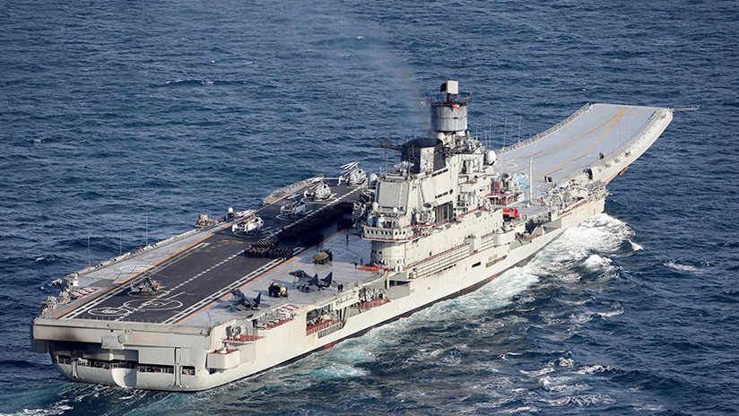 Cortado "hasta el fondo": El único portaviones de Rusia será modificado drásticamente