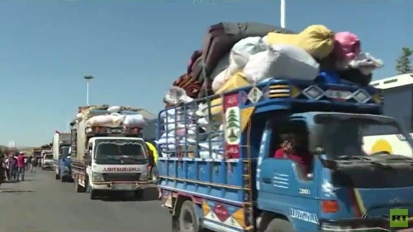 "Regresamos a la Siria de Al Assad": Refugiados sirios vuelven a casa desde Líbano