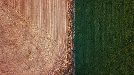 La anómala sequía que devora campos en Australia, vista desde el aire