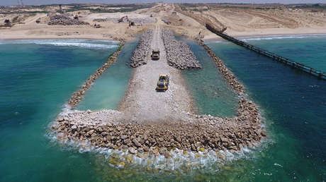 VIDEO: Israel muestra las primeras imágenes de su barrera marítima en la frontera con Gaza