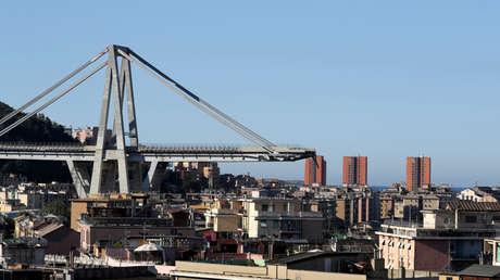 Una pareja ucraniana sobrevive al mortífero derrumbe del puente de Génova