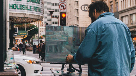 Miles de años en un solo 'brochazo': Un artista muestra cómo hemos cambiado el planeta (FOTOS)