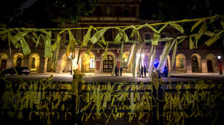 Detienen al presunto agresor de una mujer que retiraba símbolos independentistas en Barcelona