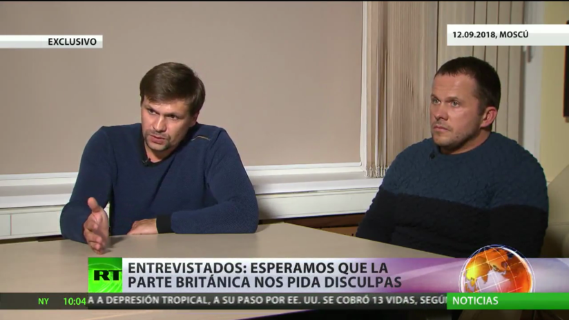 Fuimos a Salisbury por turismo, afirman los dos señalados por Londres en el caso Skripal