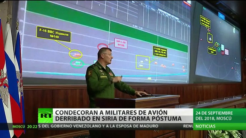 Condecoran a título póstumo a los 15 militares del avión Il-20 ruso derribado en Siria