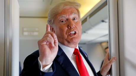 VIDEOS: La cómica reacción de asistentes a un discurso de Trump se hace viral en la Red