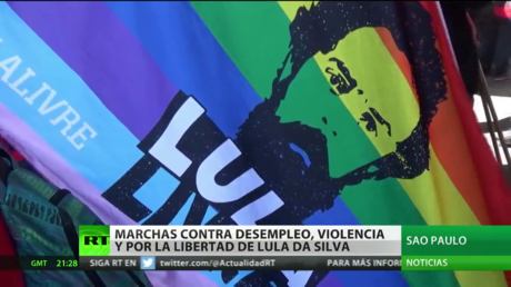 Brasil: Marchas contra el desempleo y la violencia y por la libertad de Lula da Silva