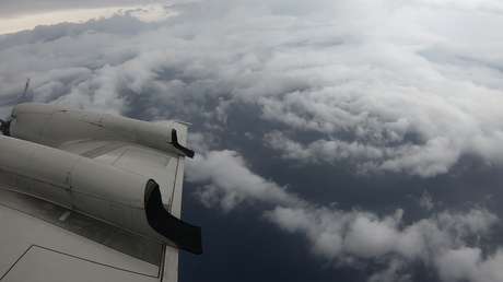 VIDEOS: Así es el ojo del huracán Florence desde dentro