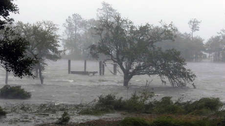 PRIMERAS IMÁGENES: Video desde el interior del huracán Florence