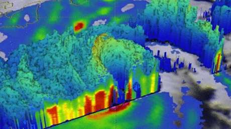 FOTOS: La NASA publica imágenes 'del interior' del desastroso tifón Mangkhut