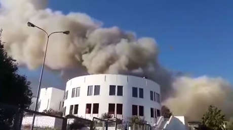 Una ciudad de Creta queda envuelta en humo tras declararse un incendio (FOTO, VIDEO)