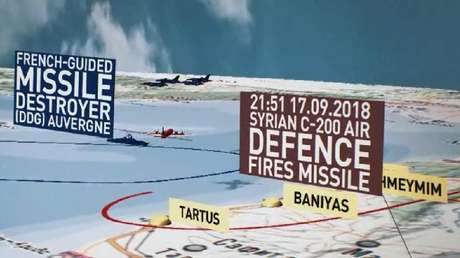 Rusia muestra paso a paso cómo Israel provocó el derribo del Il-20 en Siria