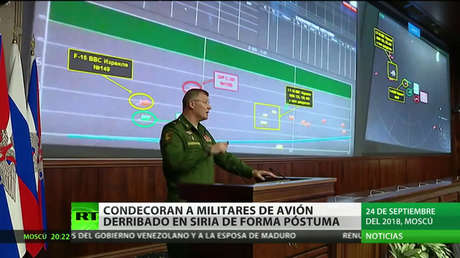 Condecoran a título póstumo a los 15 militares del avión Il-20 ruso derribado en Siria