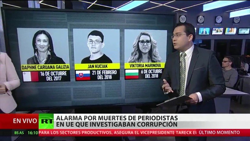 Alarma por la muerte de periodistas en la UE que investigaban hechos de corrupción
