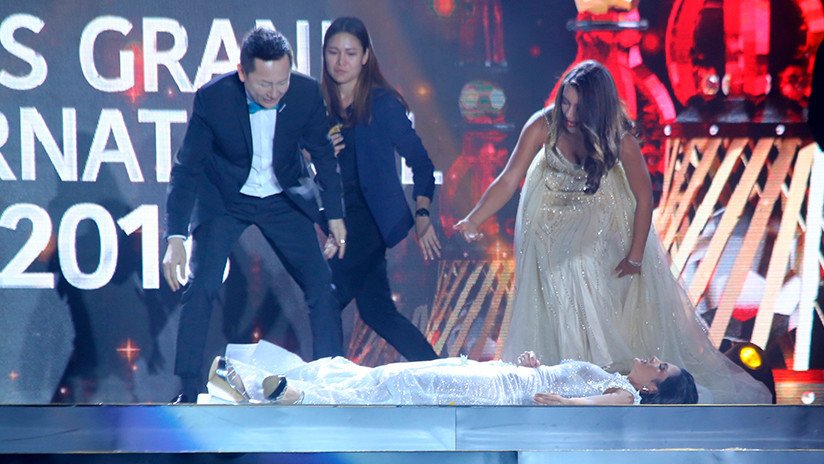 VIDEO: Miss Paraguay se desmaya al enterarse que es la ganadora de un concurso internacional