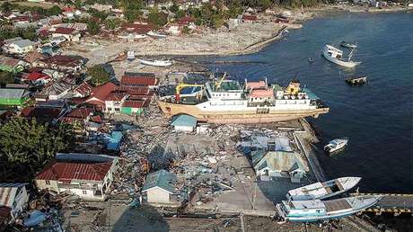 VIDEO: Dron registra las devastadoras consecuencias del terremoto y tsunami que sacudieron Indonesia