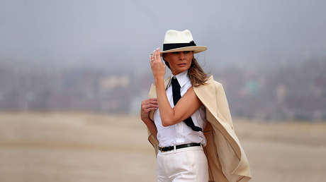 FOTOS: Las redes se burlan del estilo de Melania Trump 'a lo Michael Jackson'