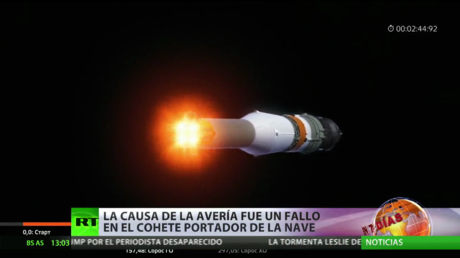 La tripulación de la nave Soyuz aterriza de emergencia poco después de despegar