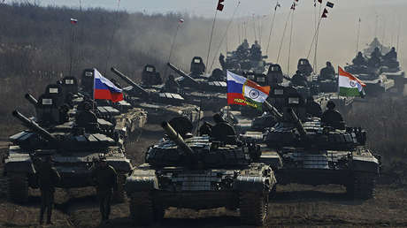 Rusia e India anuncian el escenario de sus ejercicios militares conjuntos Indra-2018
