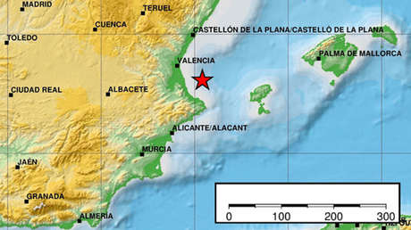 España: registran un terremoto de magnitud 4 en el Golfo de Valencia