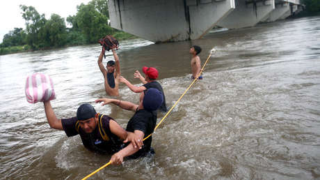La porosa frontera entre México y Guatemala que permitió el ingreso de miles de migrantes hondureños